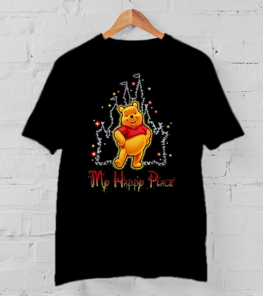 Pooh My Happy Place Castle T-Shirt