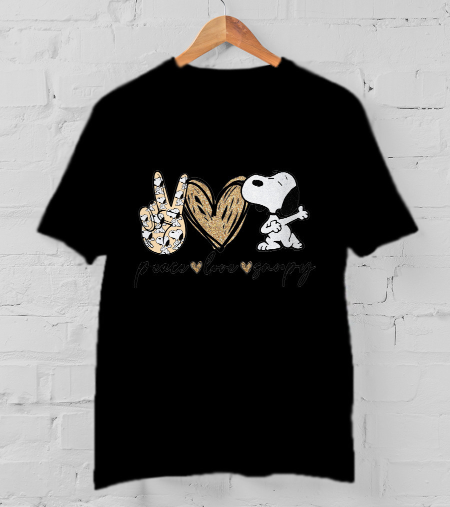 Peace Love Snoopy T-Shirt