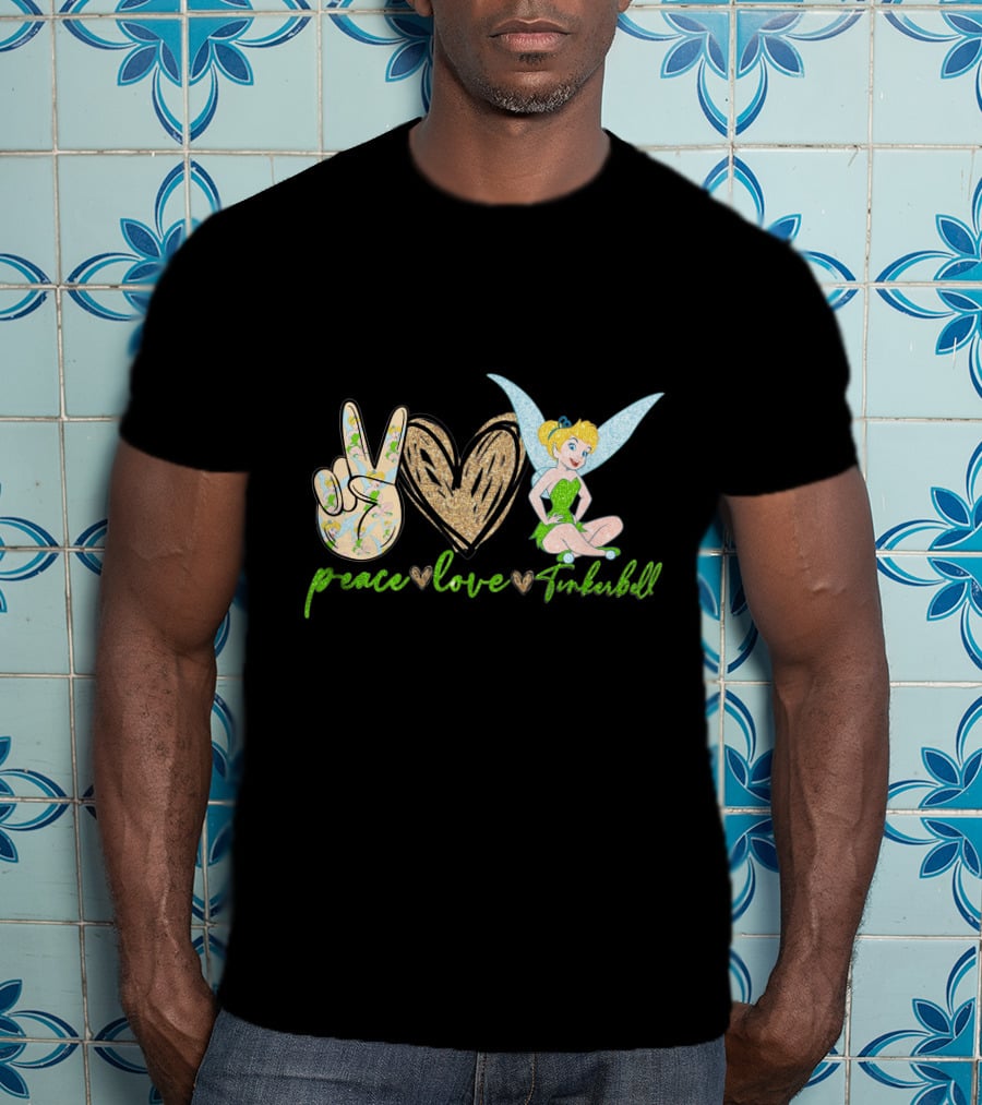Peace Love Tinkerbell Fairy Magic T-Shirt