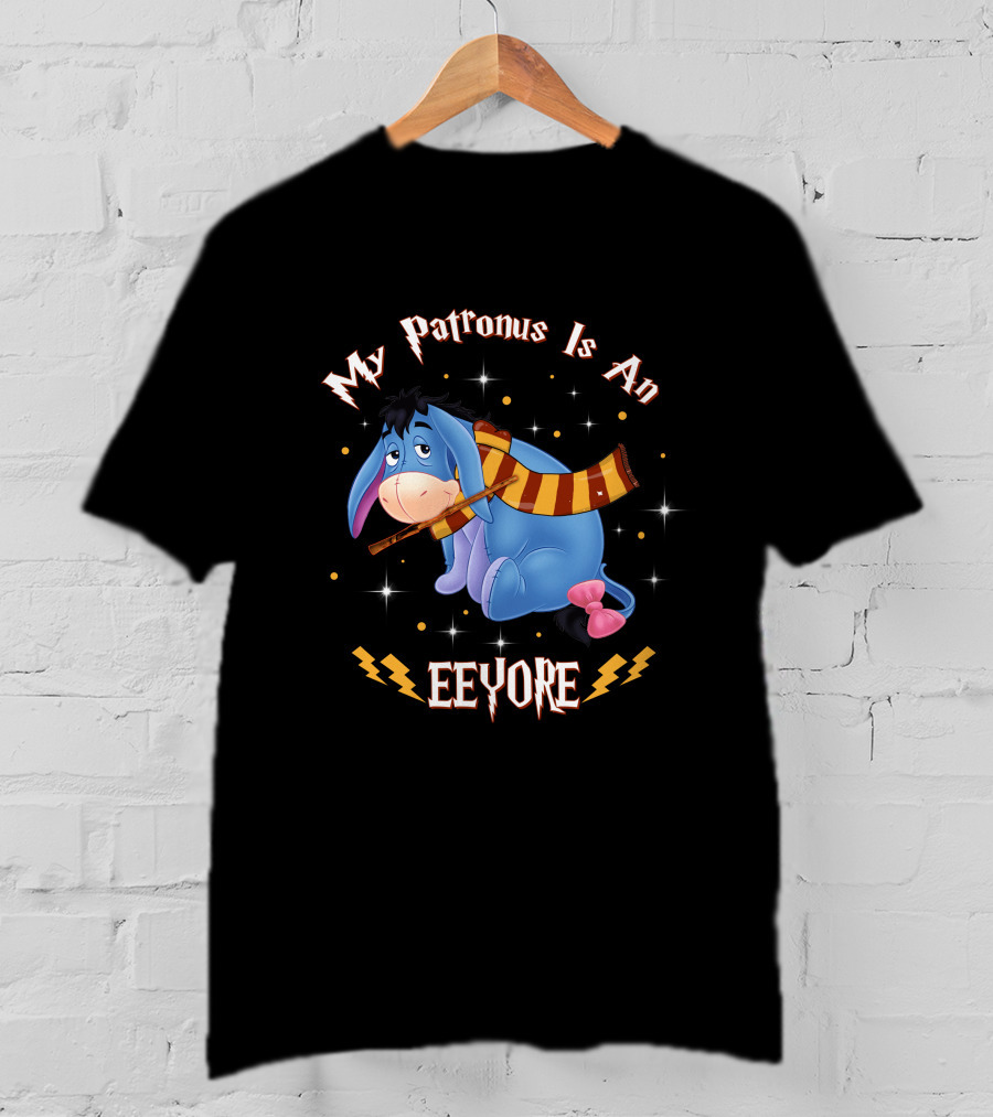 My Patronus Is An Eeyore With Scarf And Stars T-Shirt