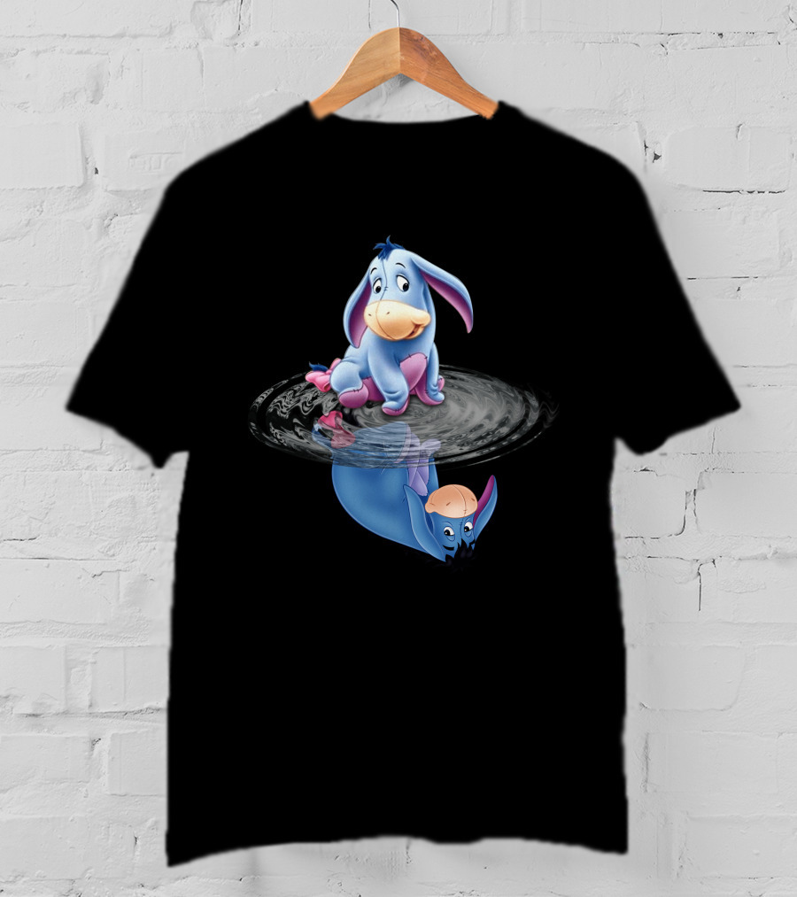 Eeyore Reflection In Water Ripple T-Shirt