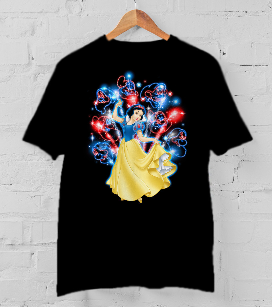 Snow White And Genie Firework Extravaganza T-Shirt