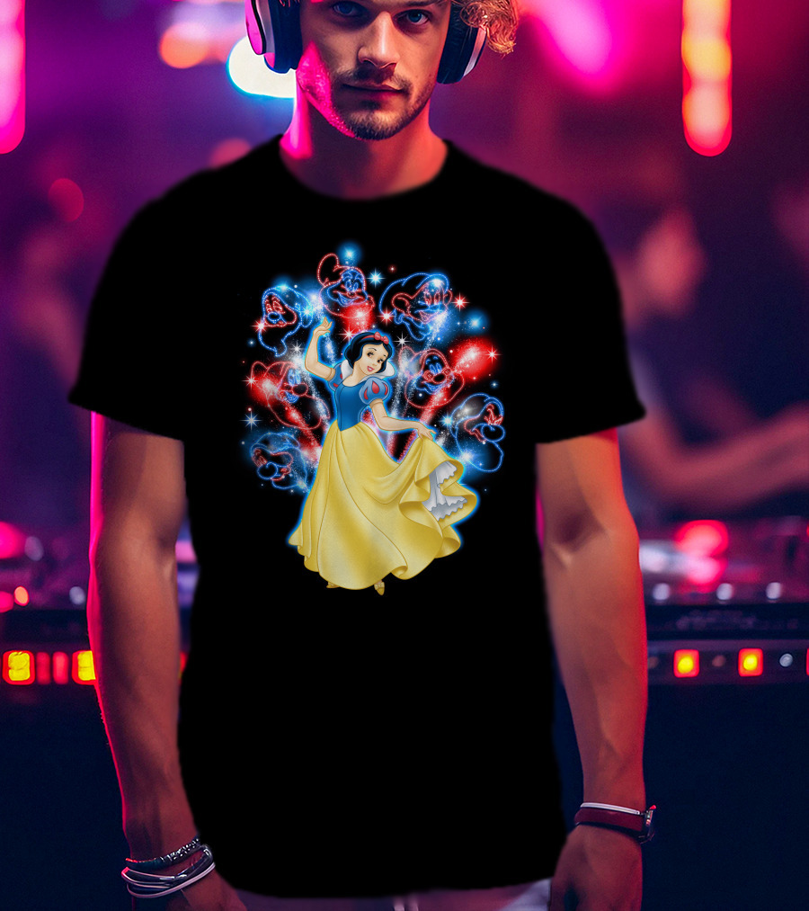 Snow White And Genie Firework Extravaganza T-Shirt