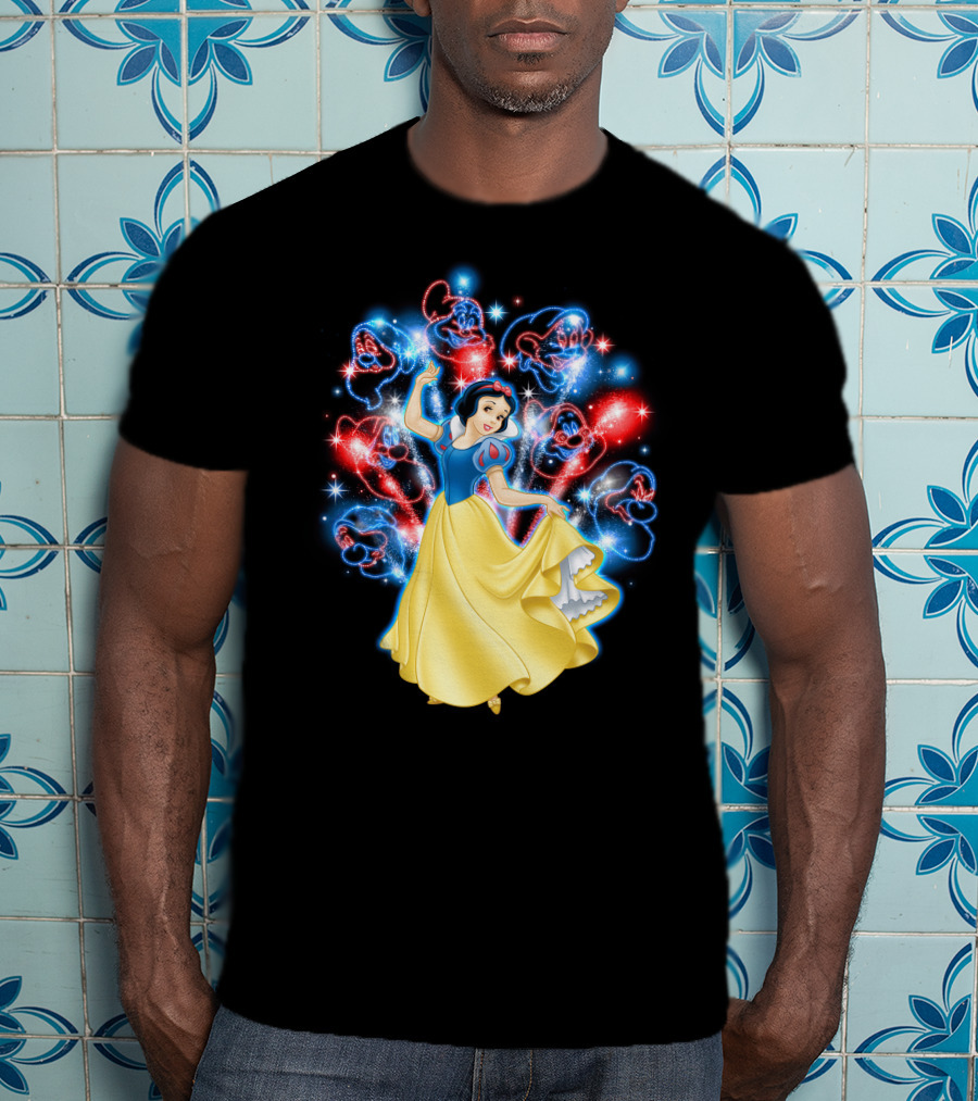 Snow White And Genie Firework Extravaganza T-Shirt
