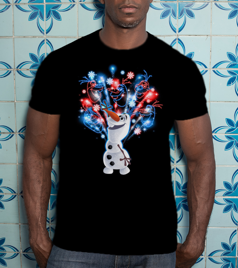 Olaf Festive Firework T-Shirt