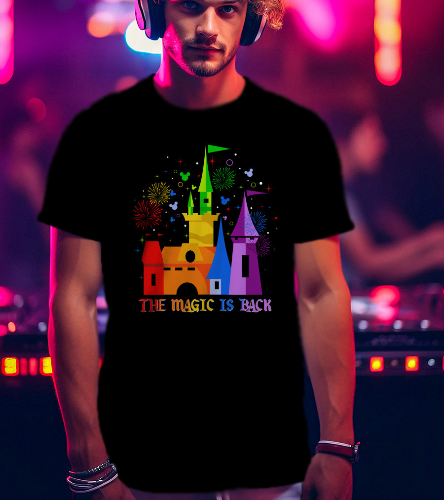 The Magic Is Back Castle Fireworks T-Shirt