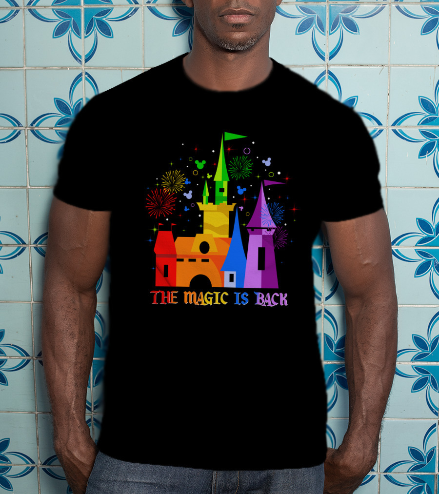 The Magic Is Back Castle Fireworks T-Shirt