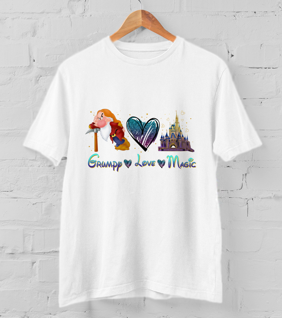 Grumpy Heart Love Castle Magic T-Shirt