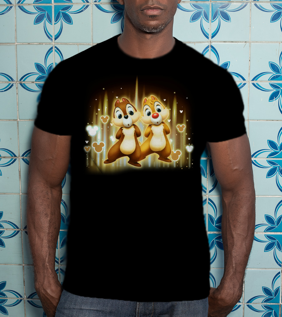 Chip And Dale Mickey Mouse Love T-Shirt