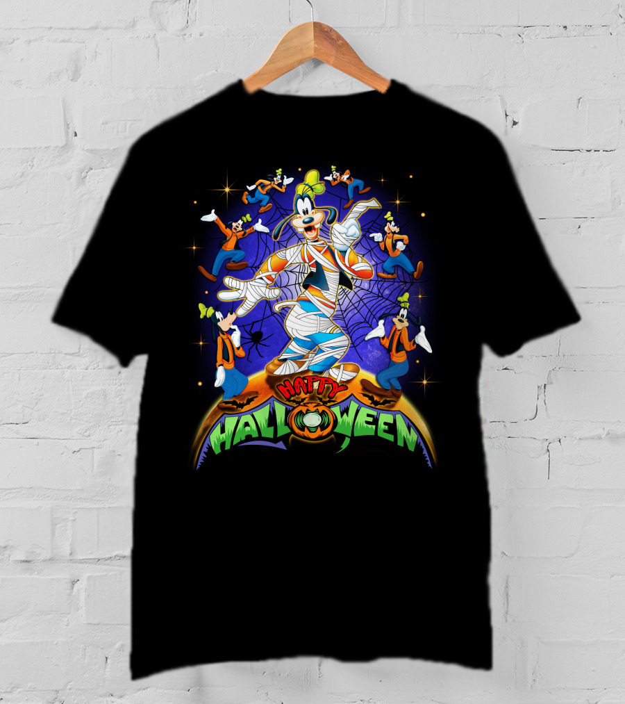 Goofy Mummy Happy Halloween Spooky Fun T-Shirt