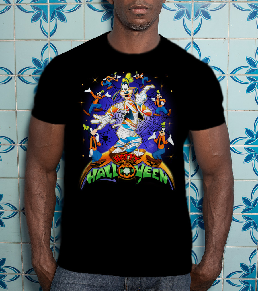 Goofy Mummy Happy Halloween Spooky Fun T-Shirt