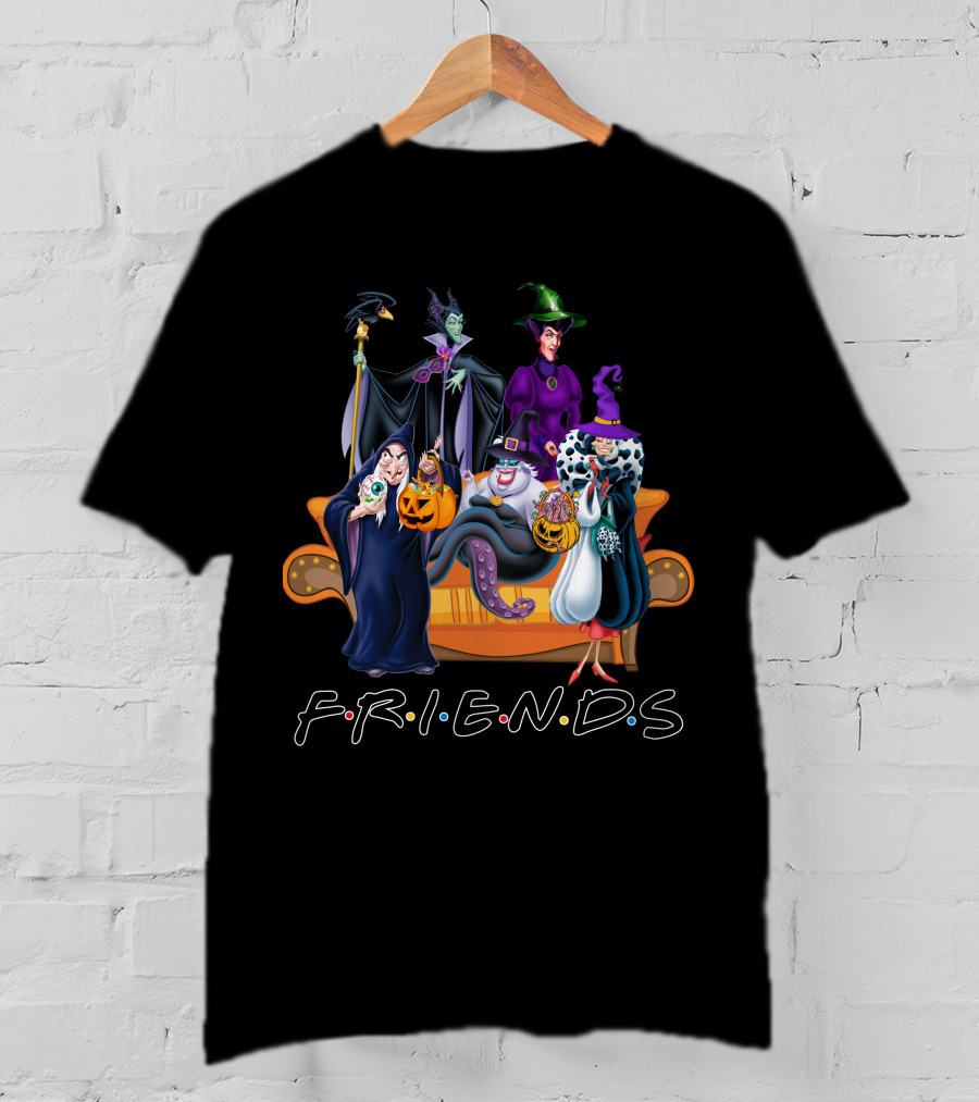 FRIENDS Villainous Halloween Couch Gathering T-Shirt