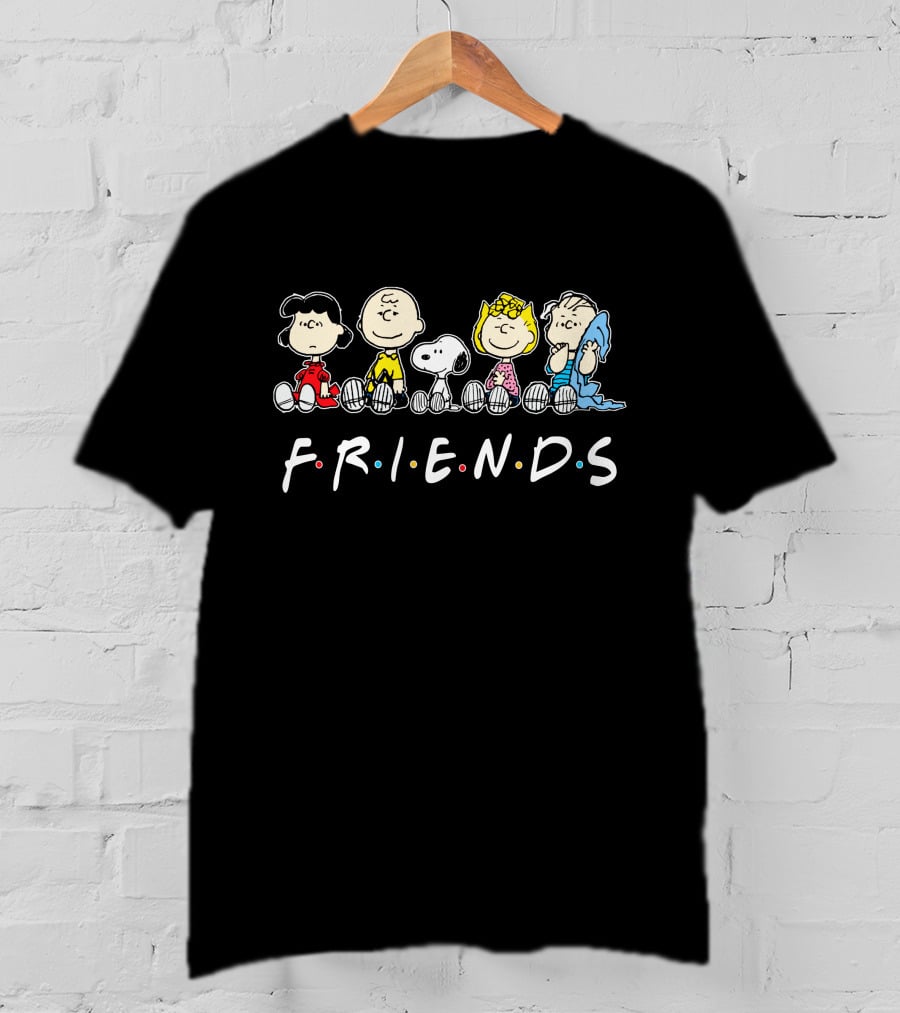 Snoopy Friends Peanuts Characters Sitcom T-Shirt