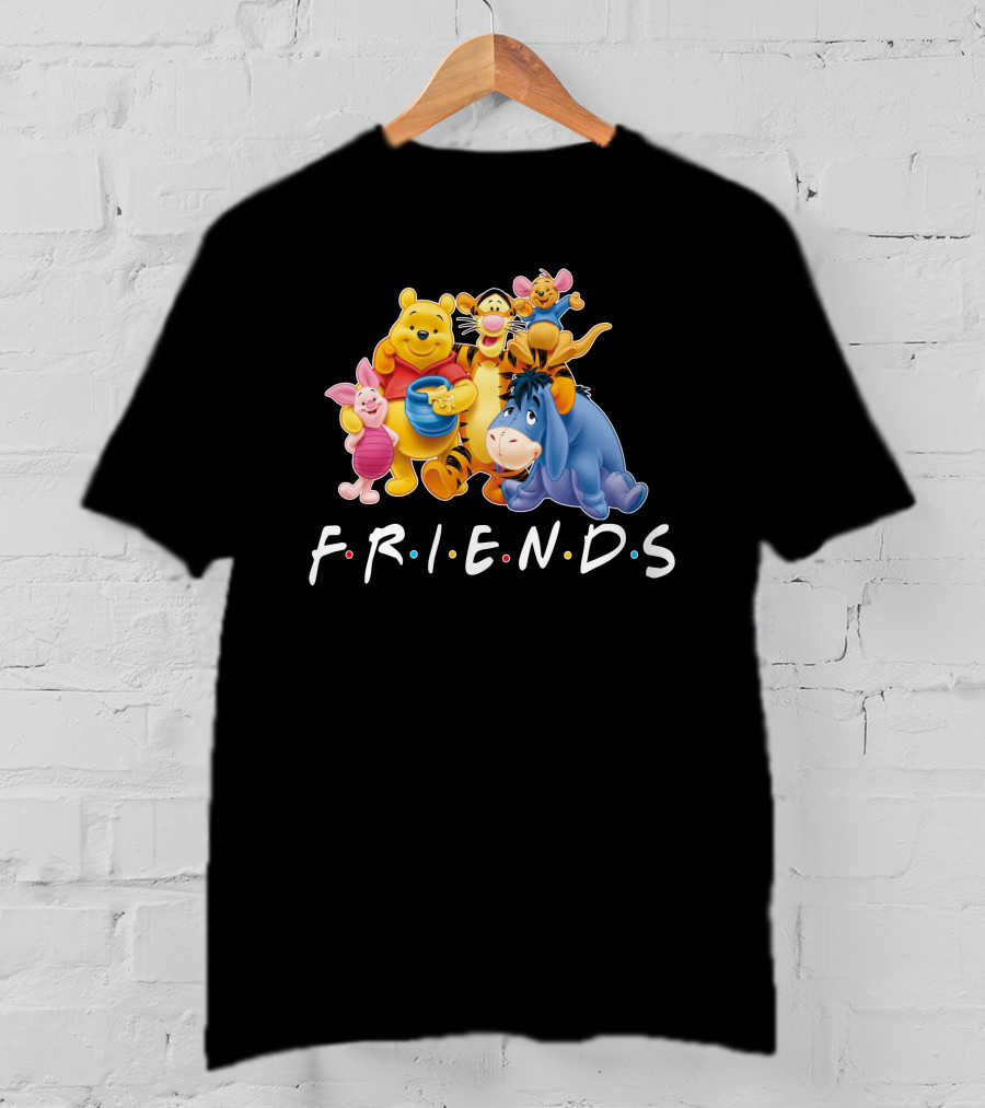 FRIENDS Winner The Pooh Characters With Classic T-Shirt