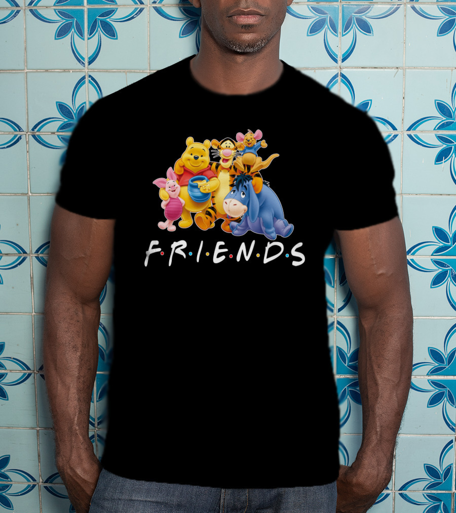 FRIENDS Winner The Pooh Characters With Classic T-Shirt