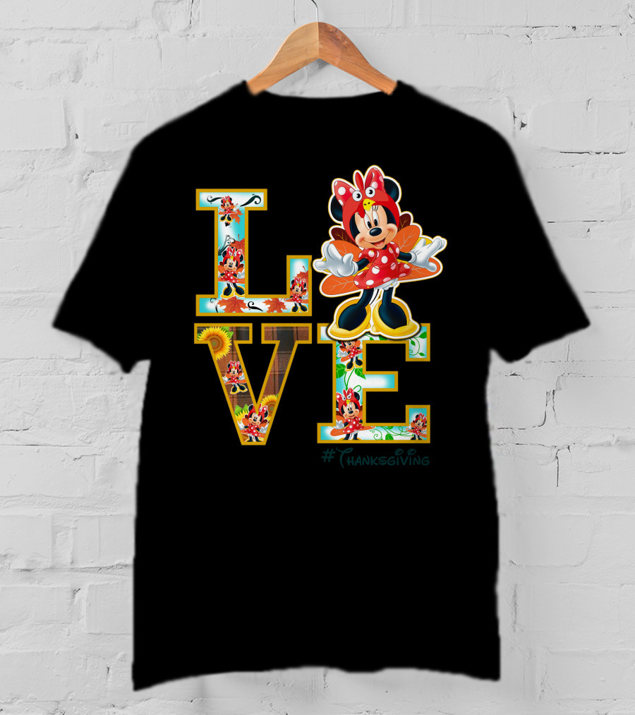 LOVE Minnie Thanksgiving T-Shirt