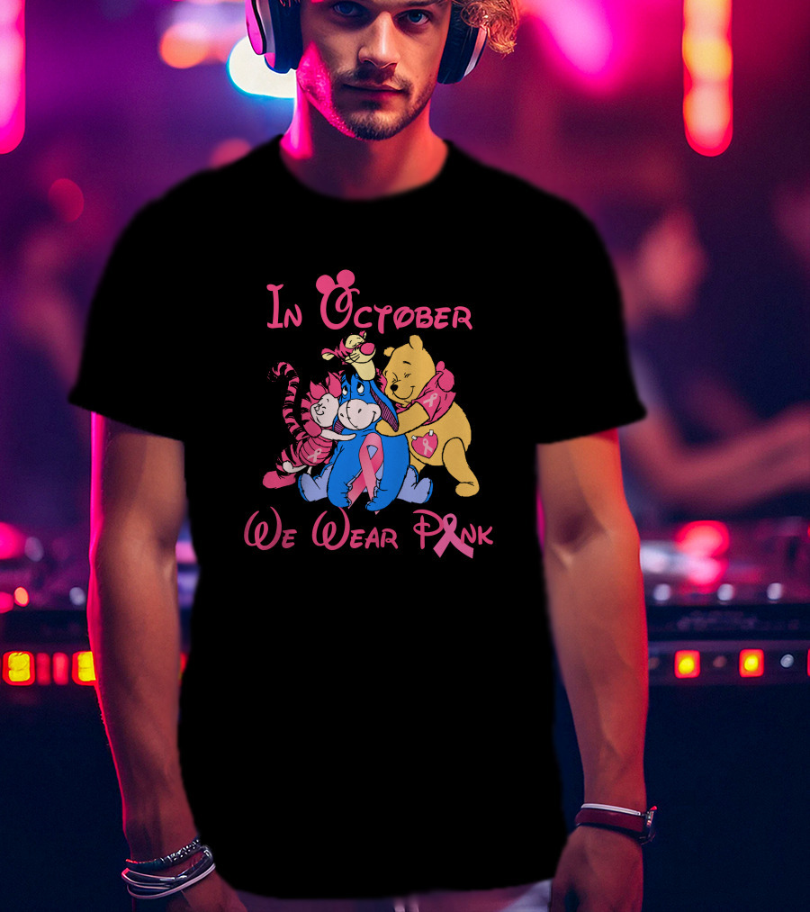 In October We Wear Pink EY And Friends T-Shirt