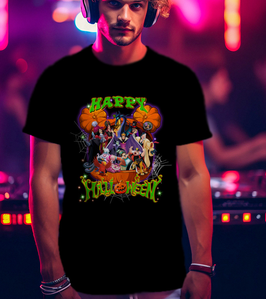 VILL Happy Halloween Villains T-Shirt