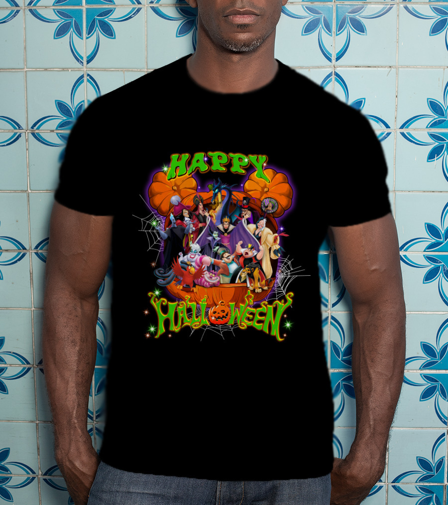VILL Happy Halloween Villains T-Shirt