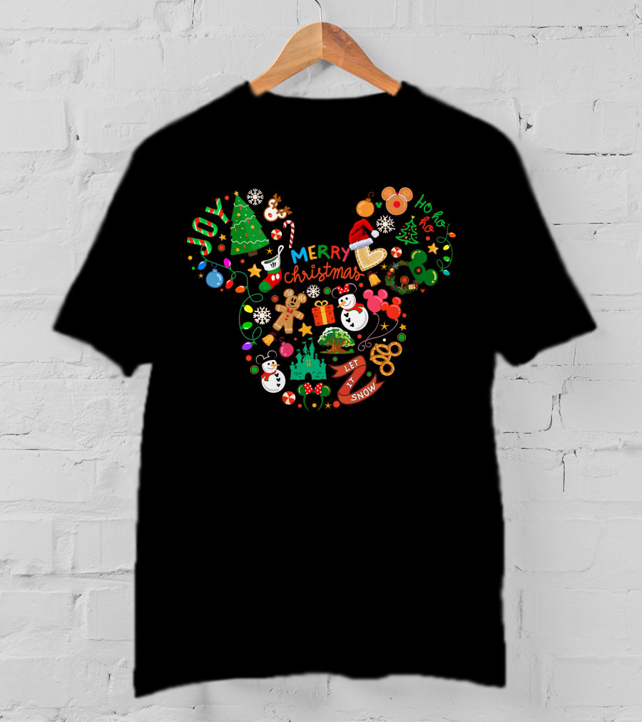 Merry Christmas Ho Ho Ho Let It Snow T-Shirt