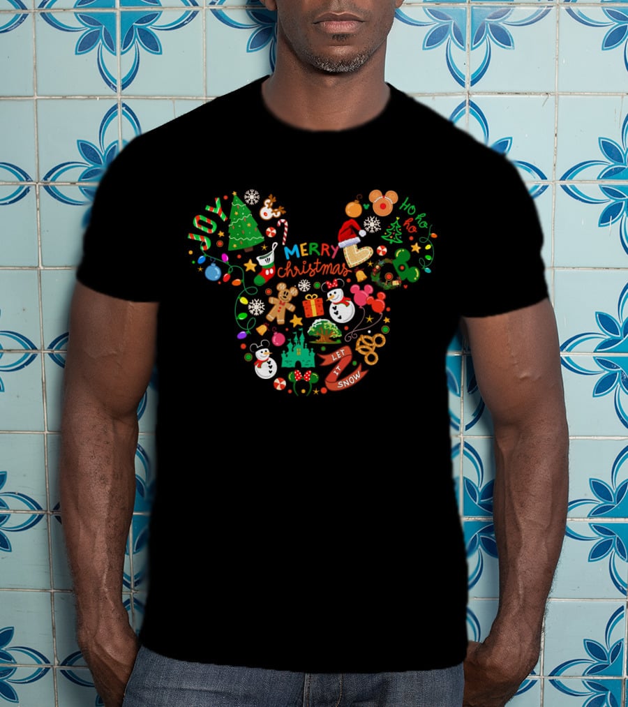 Merry Christmas Ho Ho Ho Let It Snow T-Shirt