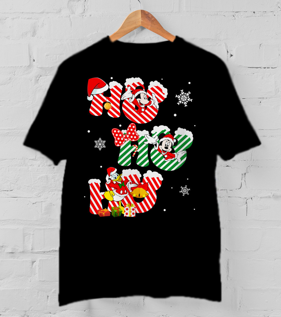 MK And DN Christmas Ho Ho Ho Holiday Fun T-Shirt