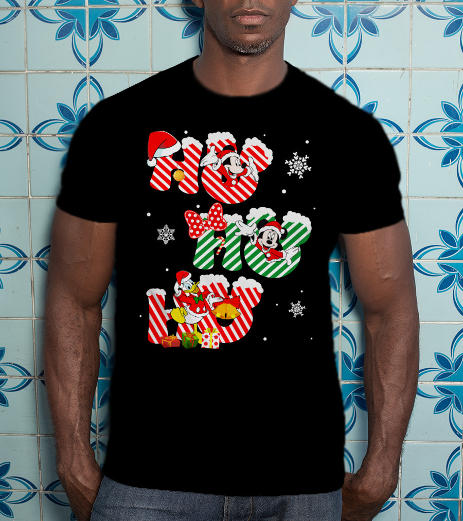 MK And DN Christmas Ho Ho Ho Holiday Fun T-Shirt