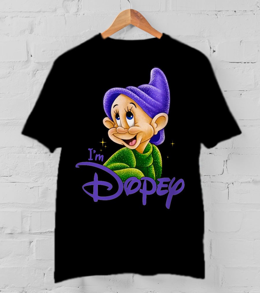 I'm Dopey Disney Character Sparkling T-Shirt