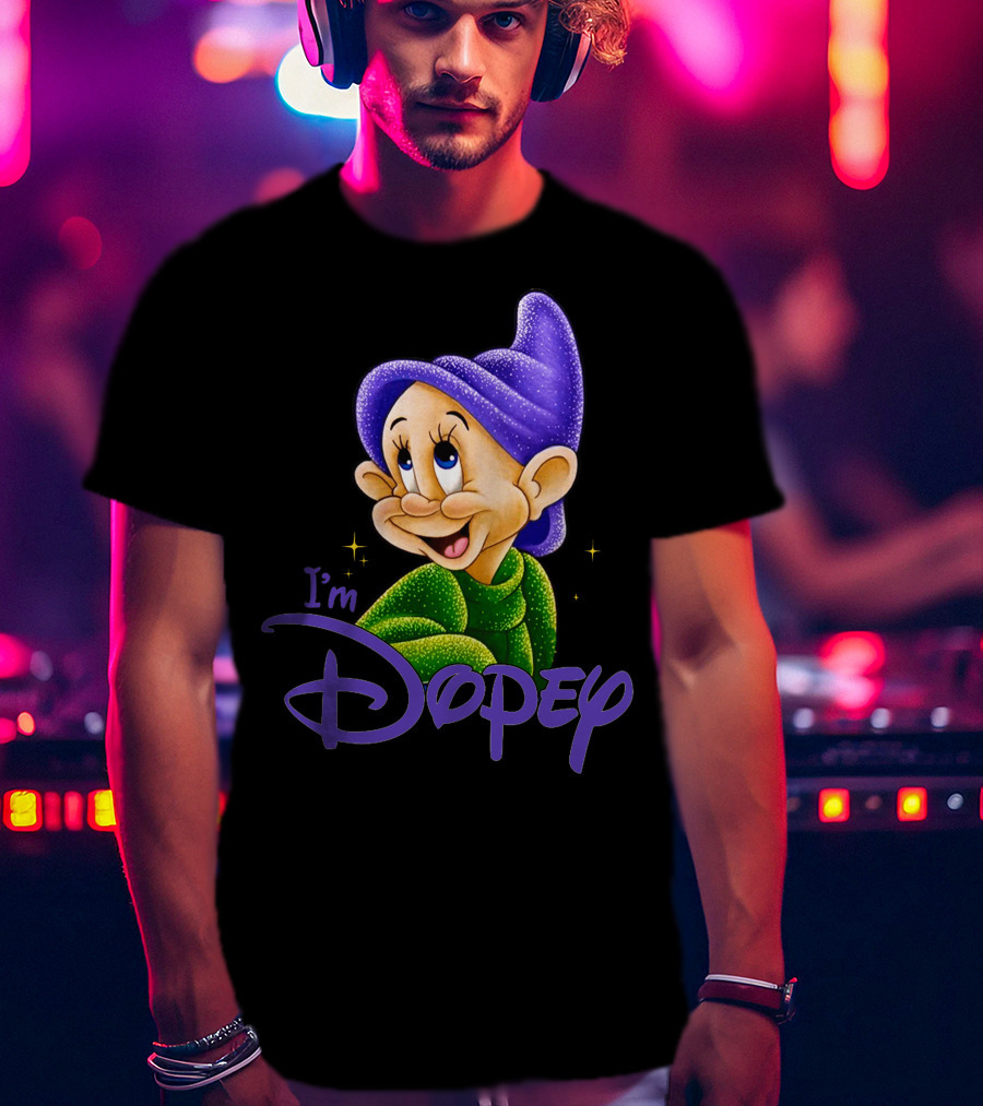 I'm Dopey Disney Character Sparkling T-Shirt