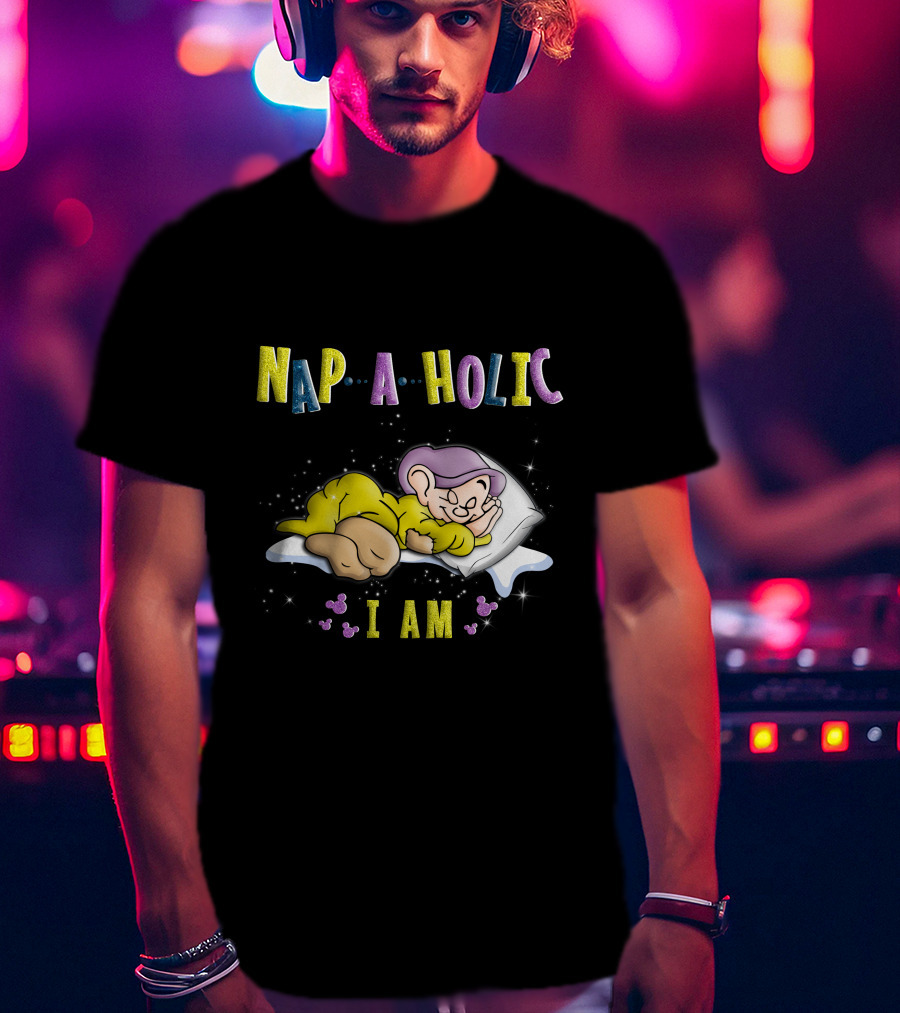 Napaholic I Am Dopey Sleeping Iconic T-Shirt