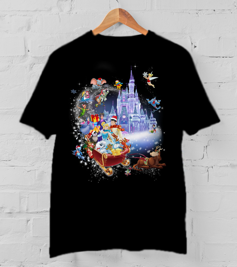 Cinderella Christmas Magic Kingdom Holiday Adventure T-Shirt