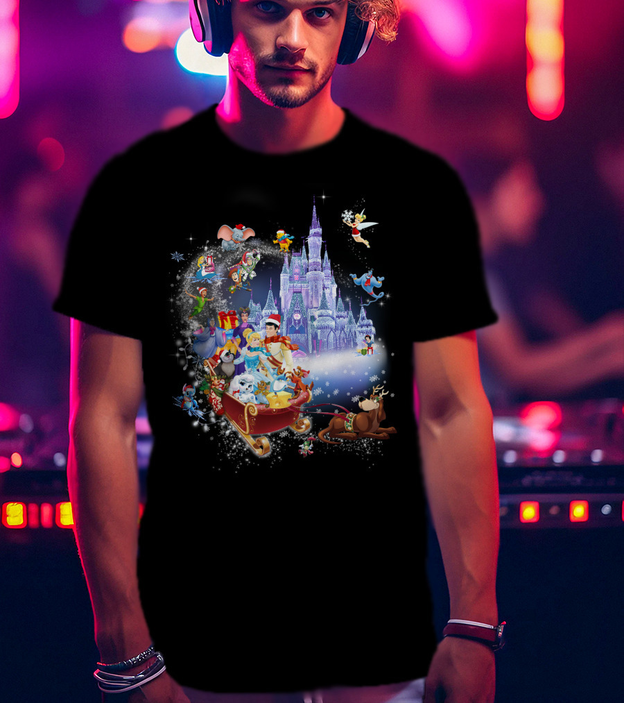 Cinderella Christmas Magic Kingdom Holiday Adventure T-Shirt