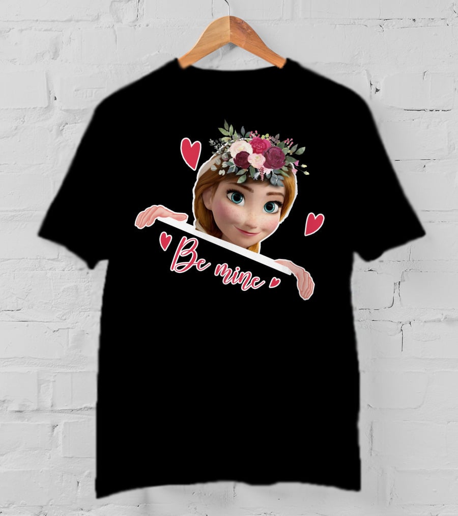 Be Mine Anna Floral Heart T-Shirt