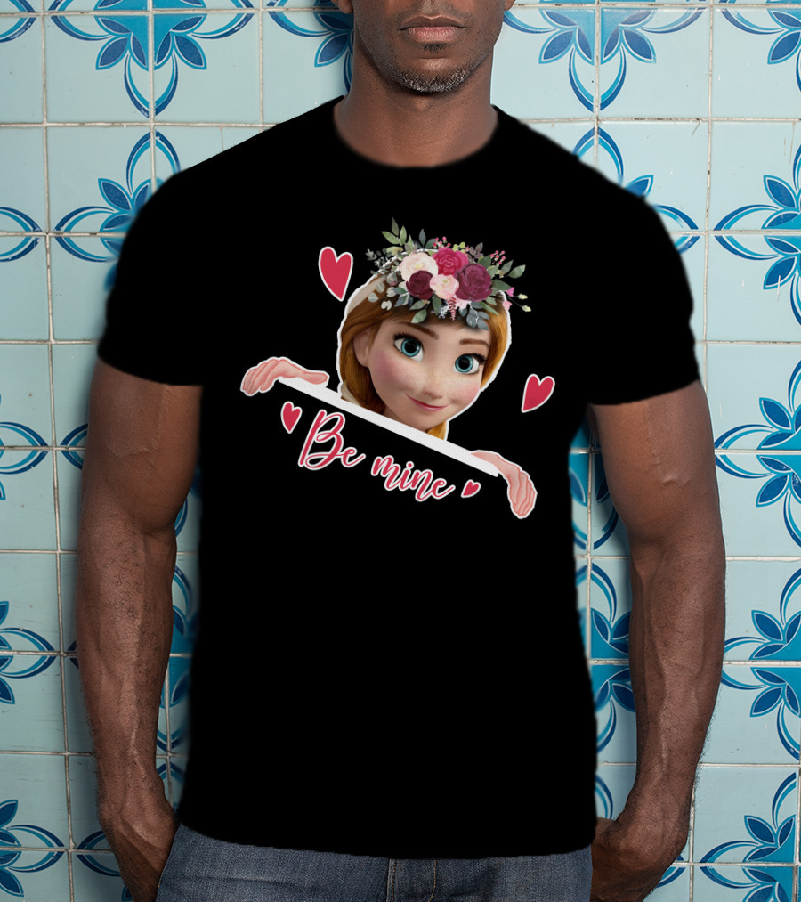 Be Mine Anna Floral Heart T-Shirt