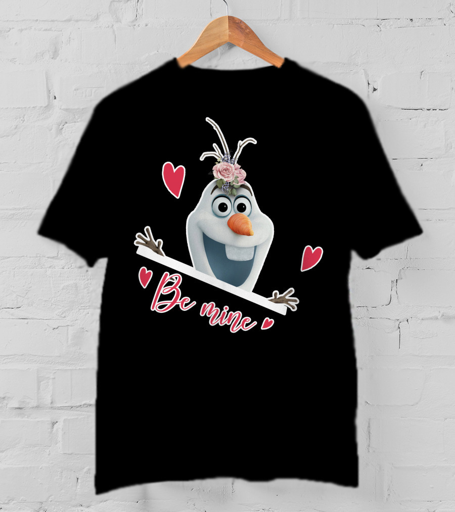Olaf Be Mine Frozen Valentine's Day Hearts T-Shirt