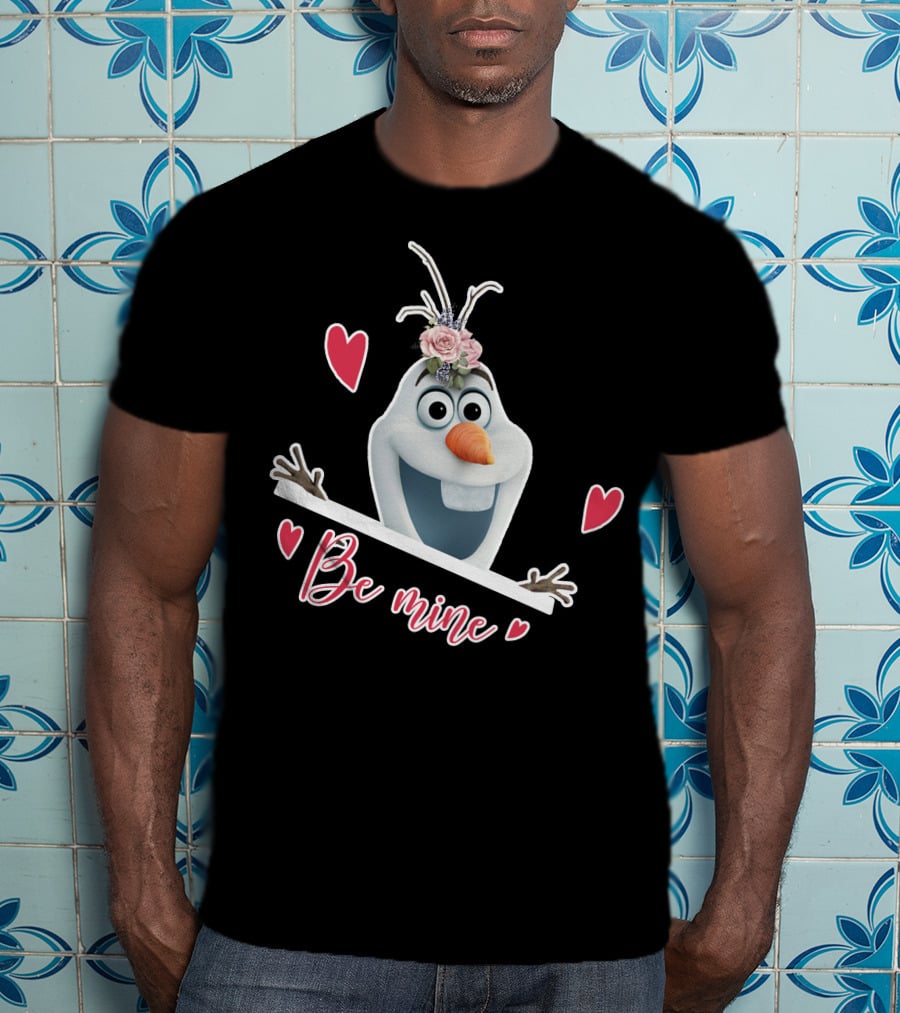 Olaf Be Mine Frozen Valentine's Day Hearts T-Shirt