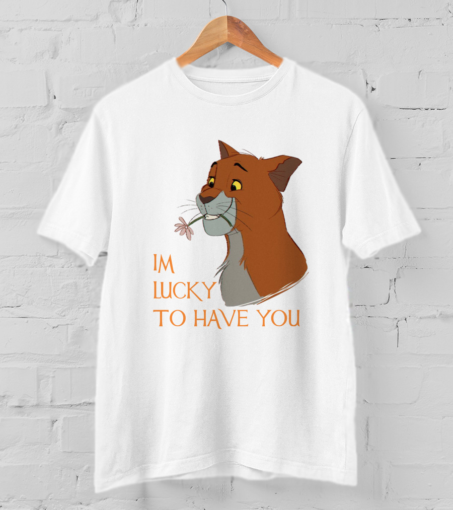 Thomas O'Malley Aristocats I'm Lucky To Have You T-Shirt