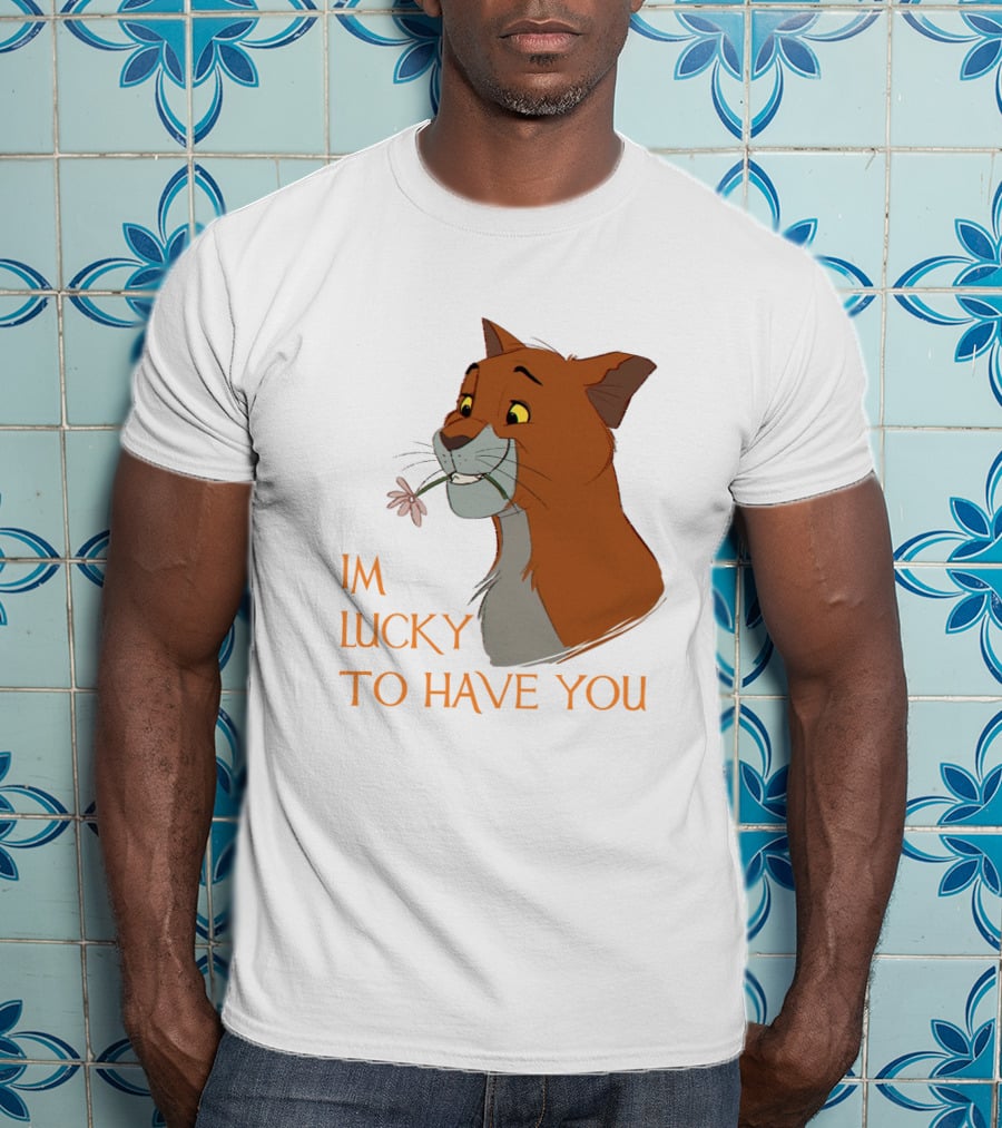 Thomas O'Malley Aristocats I'm Lucky To Have You T-Shirt