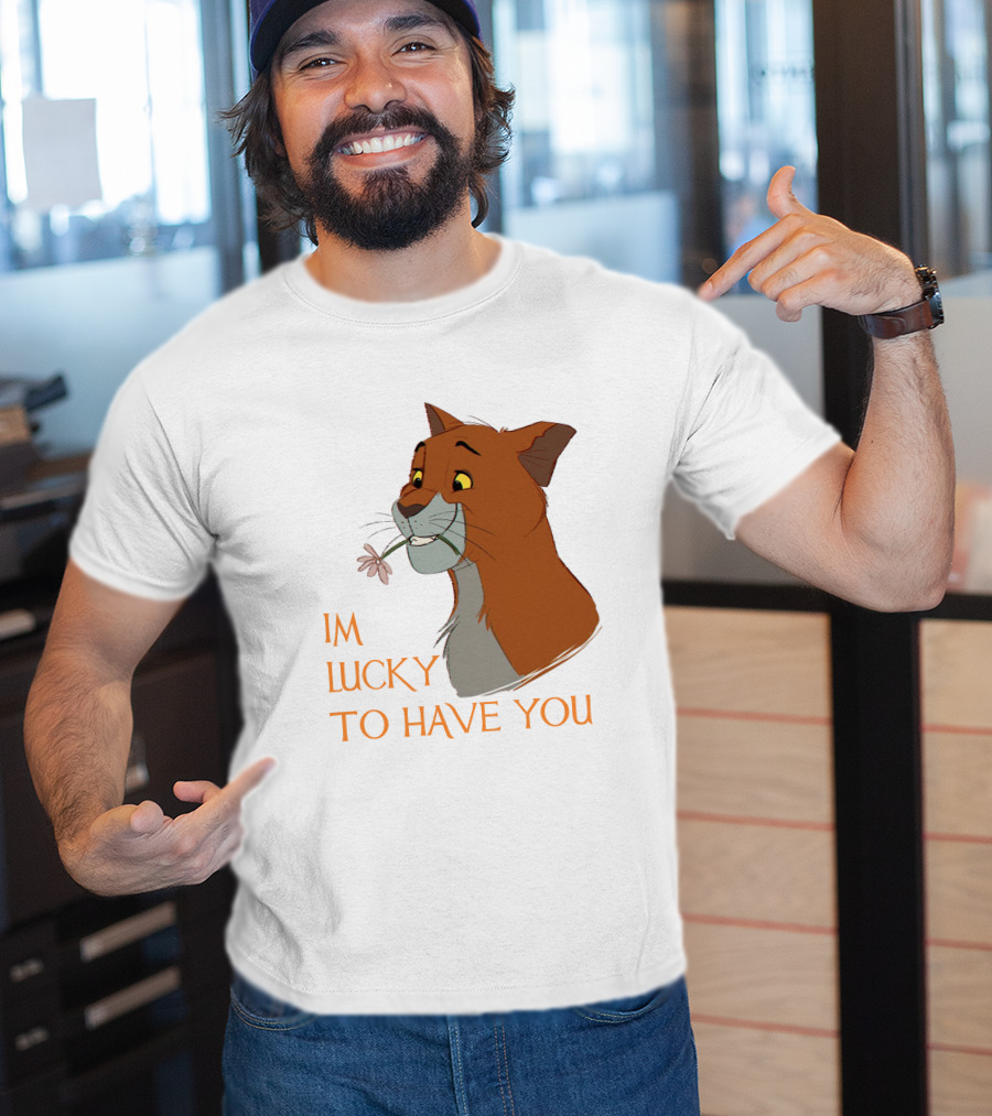 Thomas O'Malley Aristocats I'm Lucky To Have You T-Shirt