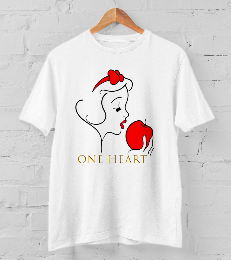 Snow White One Heart Apple T-Shirt