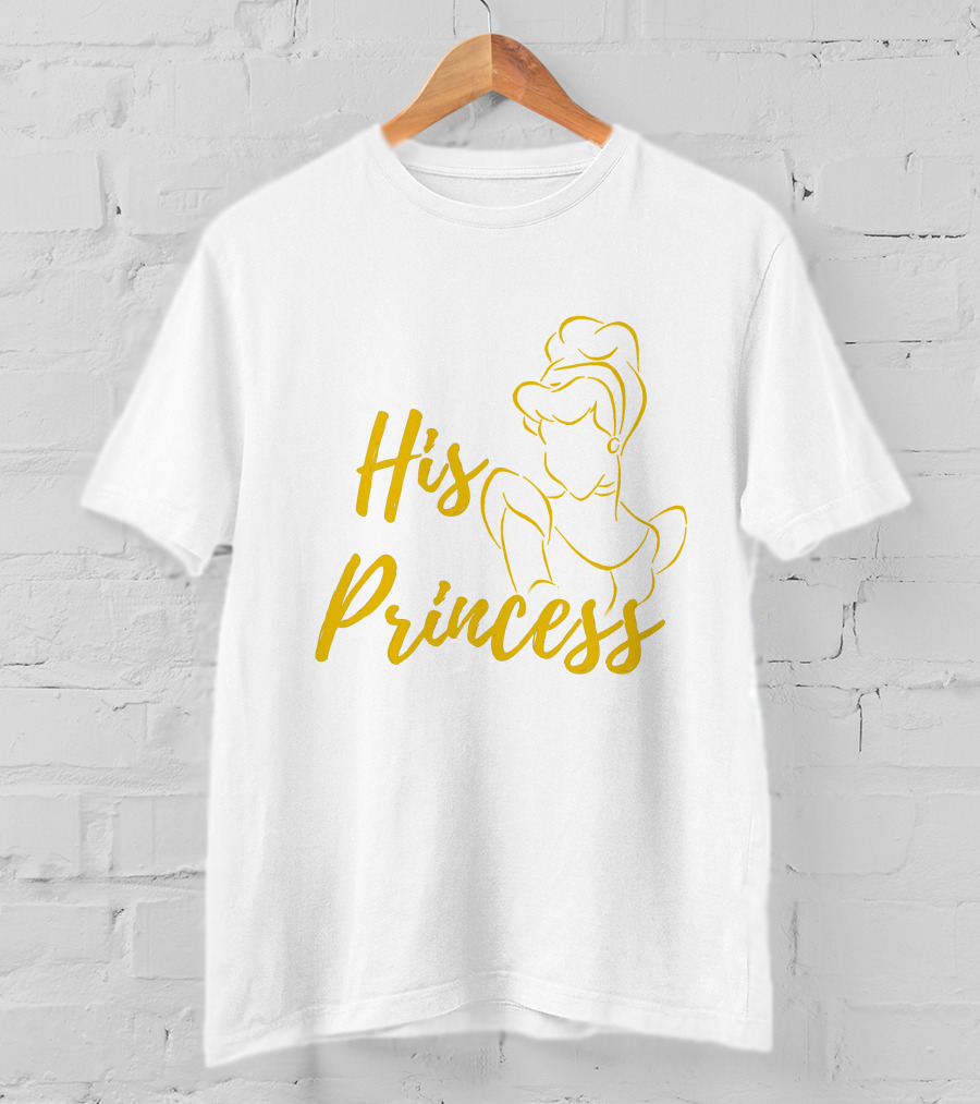 Cinderella His Princess Disney Inspired Iconic T-Shirt