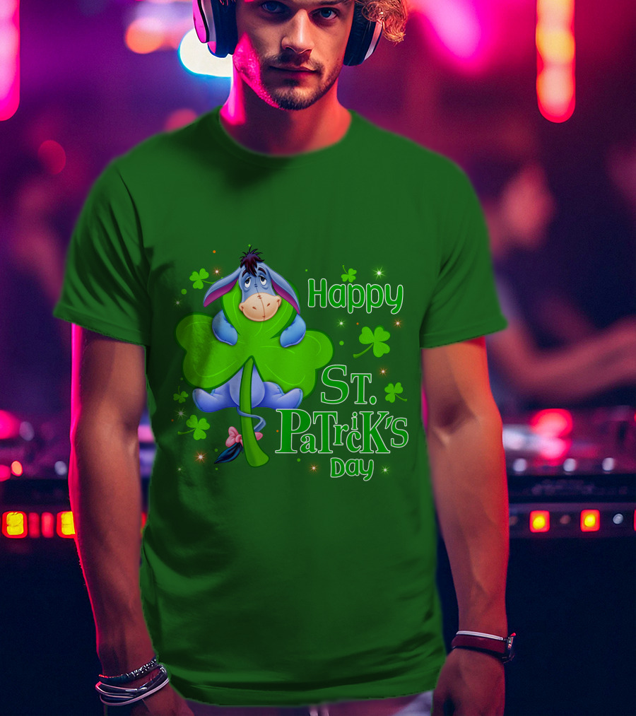 Happy Eeyore St. Patrick's Day T-Shirt