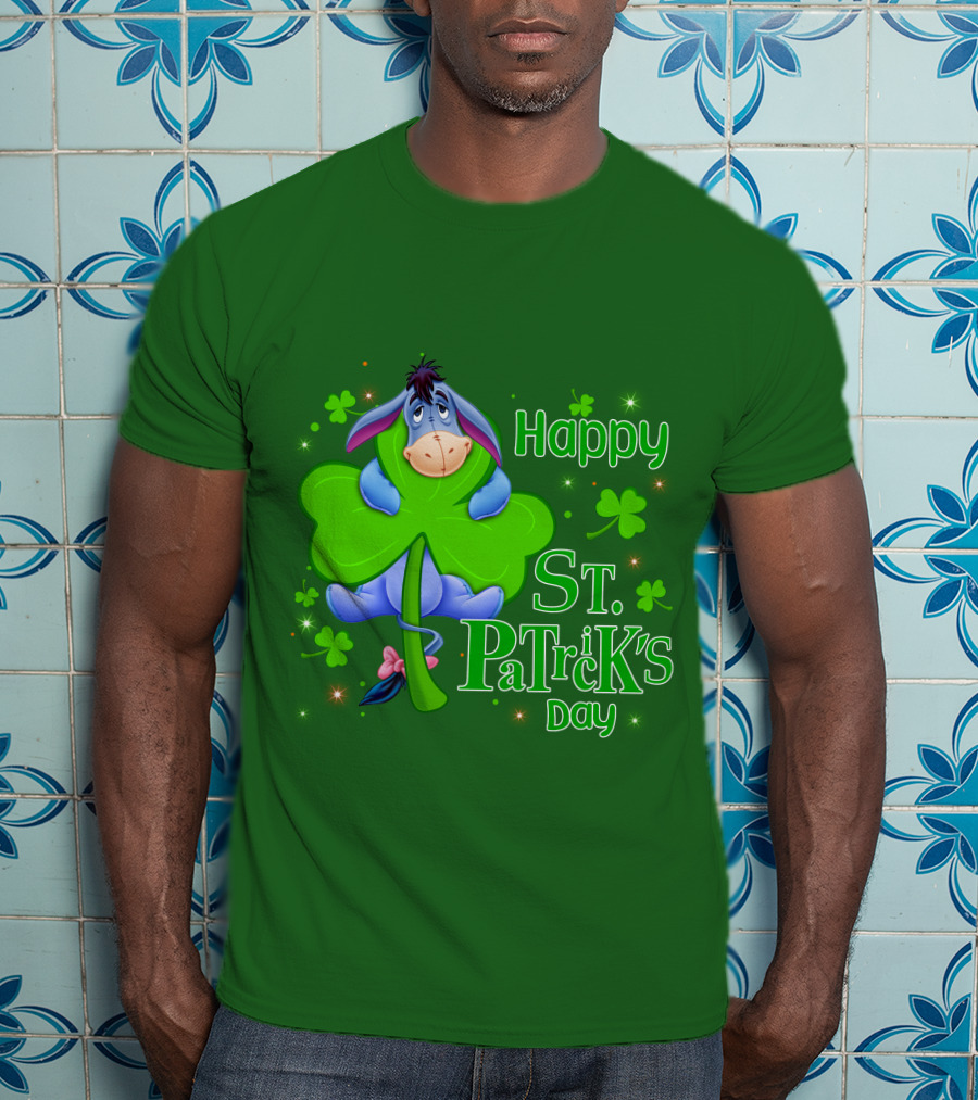 Happy Eeyore St. Patrick's Day T-Shirt