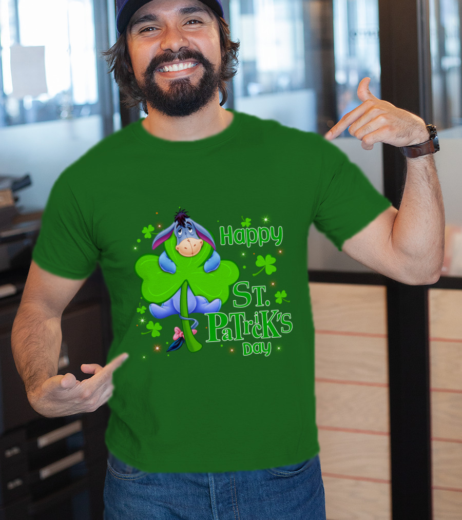 Happy Eeyore St. Patrick's Day T-Shirt