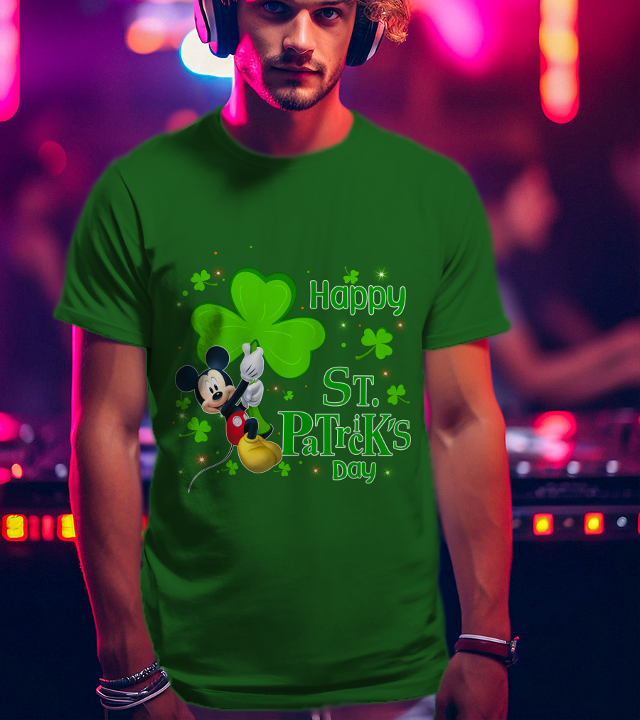 Mickey Happy St. Patrick's Day T-Shirt