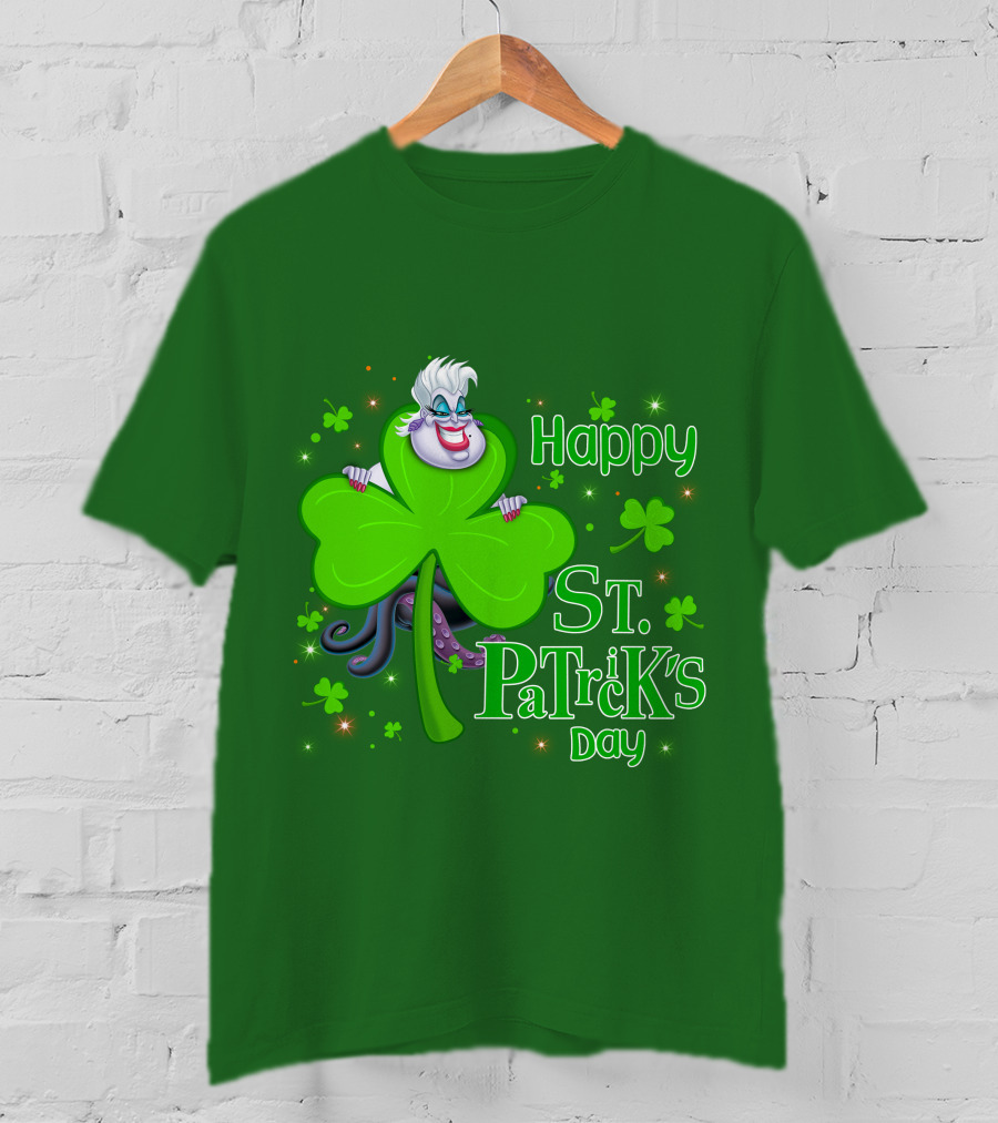 Happy St. Patrick's Day Ursula Shamrock T-Shirt