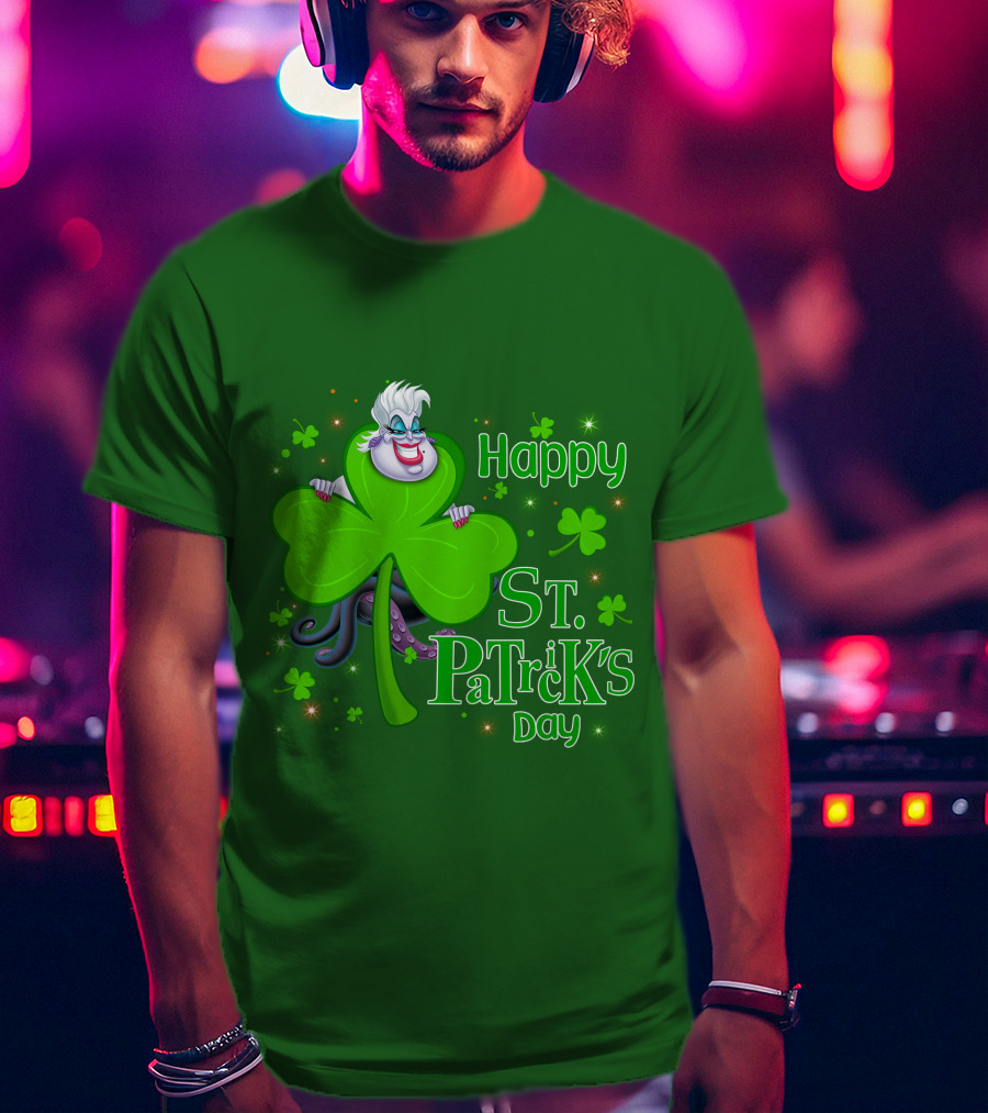 Happy St. Patrick's Day Ursula Shamrock T-Shirt