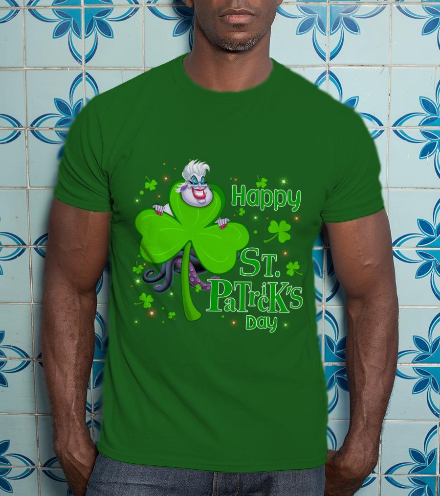 Happy St. Patrick's Day Ursula Shamrock T-Shirt