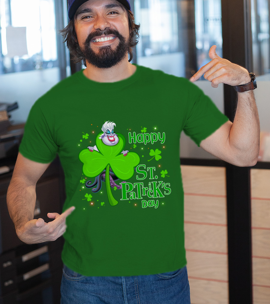 Happy St. Patrick's Day Ursula Shamrock T-Shirt
