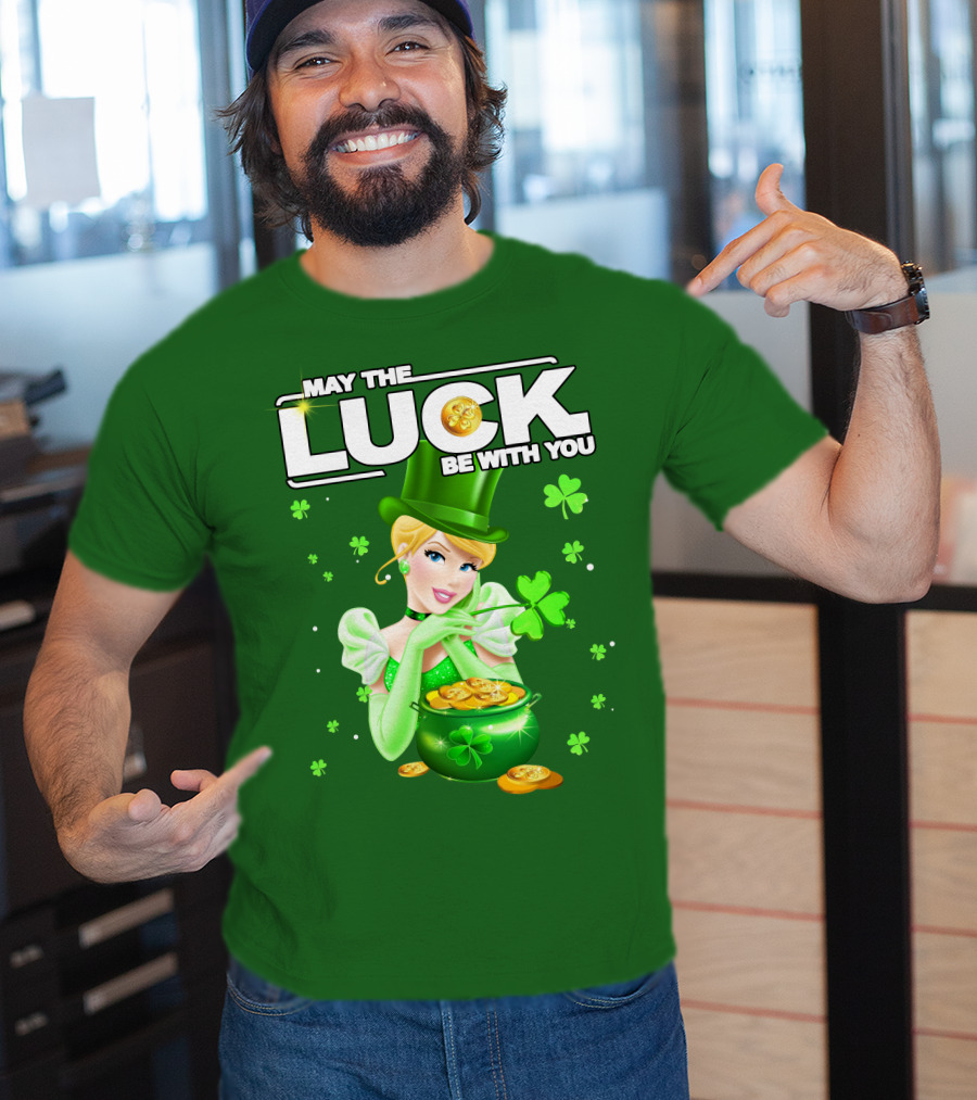 Cinderella May The Luck Be With You St. Patrick's Day T-Shirt